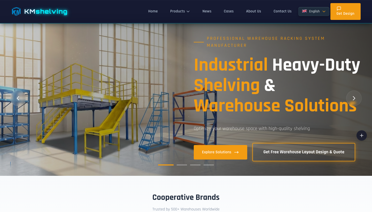 Hero image for trade website design, showing a brand website built for overseas buyers